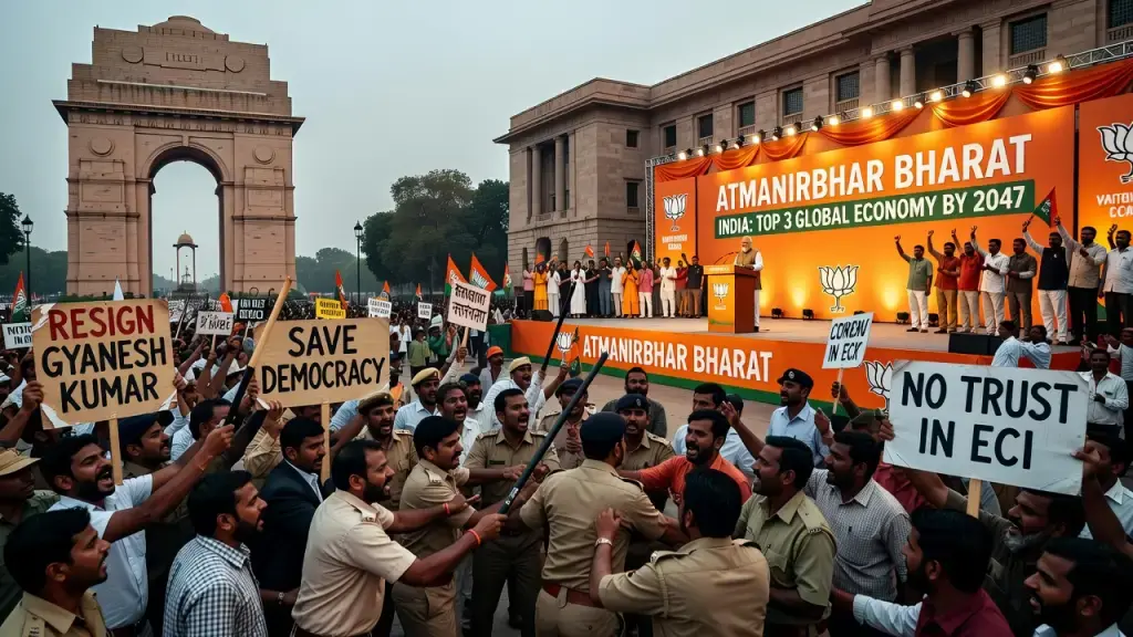 Opposition Detentions Overshadow Modi's 25-Year Political Milestone
